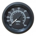 Utrema Black Marine Mechanical Speedometer 3-3/8