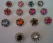 Acrylic rhinestone stone button