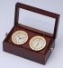 Luxury Clock and Barometer in Wooden Box