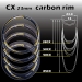 Carbon-Laufradsatz Drahtreifen