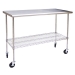 Mesa de trabajo de acero inoxidable