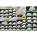 Platos de porcelana blanca