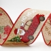 SANTA IN CAR CHRISTMAS RIBBON