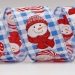 Snowman on Plaid Ribbon