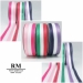 1 inch Tricolor Woven Stripe Ribbon