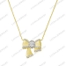 Gold Bow Necklace