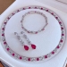 Ruby Necklace Set