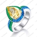 Color Diamond Ring