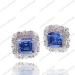 Blue Zirconia Earrings