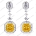 Yellow Drop Earrings
