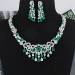 Emerald Diamond Necklace (set)