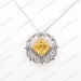 Yellow Pendant Necklace