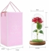 Gift Box Preserved Flower In Glass Dome led Base