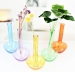 Hand Blown Coloured Round Bottle Shaped Glass Vase