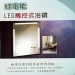 LED touch-controlled bath mirrors