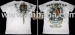 T-Shirt de V-Cou de LOS ANGELES de vitesse de Dieu de MONARCHIE de NWT GRAND