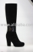 Wanita hitam suede boots