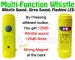 MULTI-FUNCTION ELECTRONIC WHISTLE